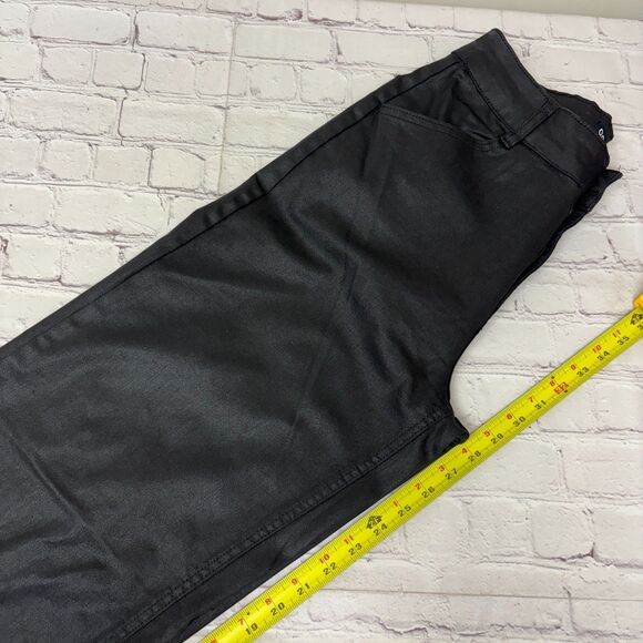 OAT New York Women Wide Leg Jeans Size 8/29 Black Denim D015 -15 - Picture 8 of 16